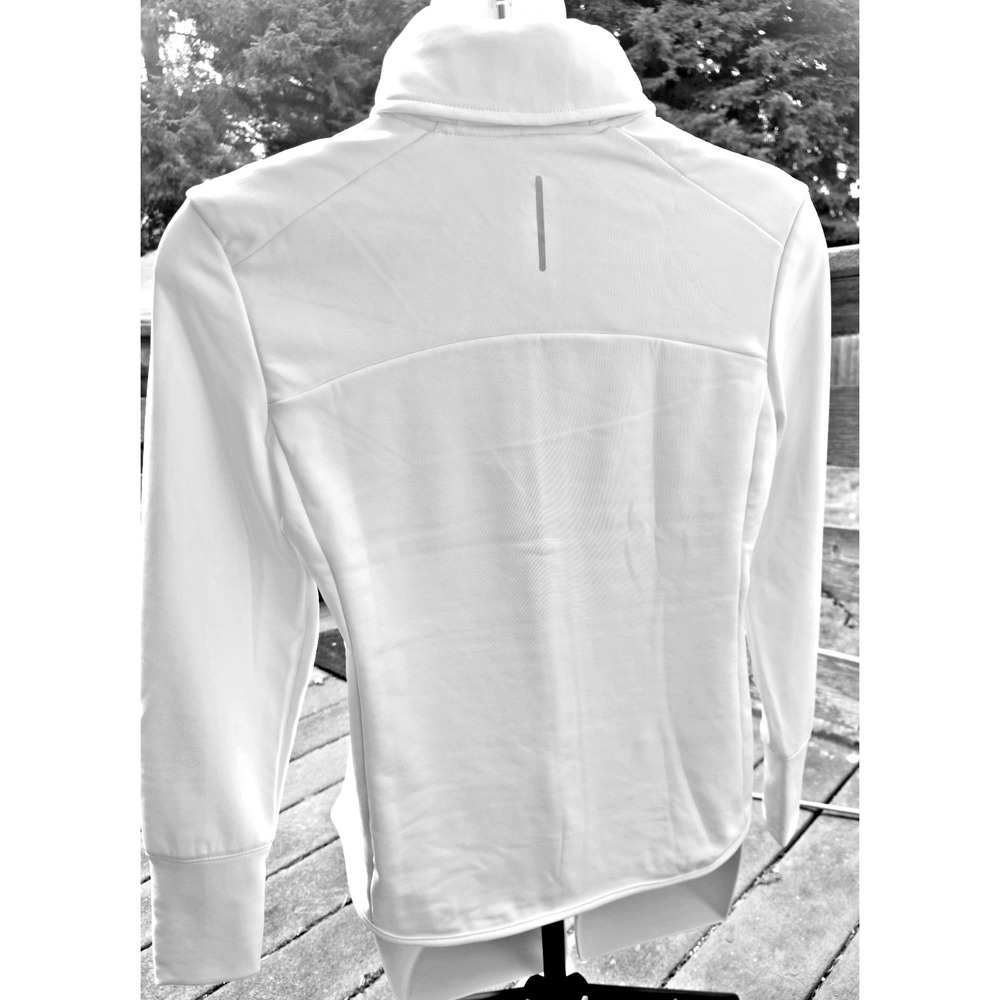 Layer 8 Subzero Jacket Winter White Quilted Hybrid Hidden Hood Athleisure Sporty - Picture 5 of 10